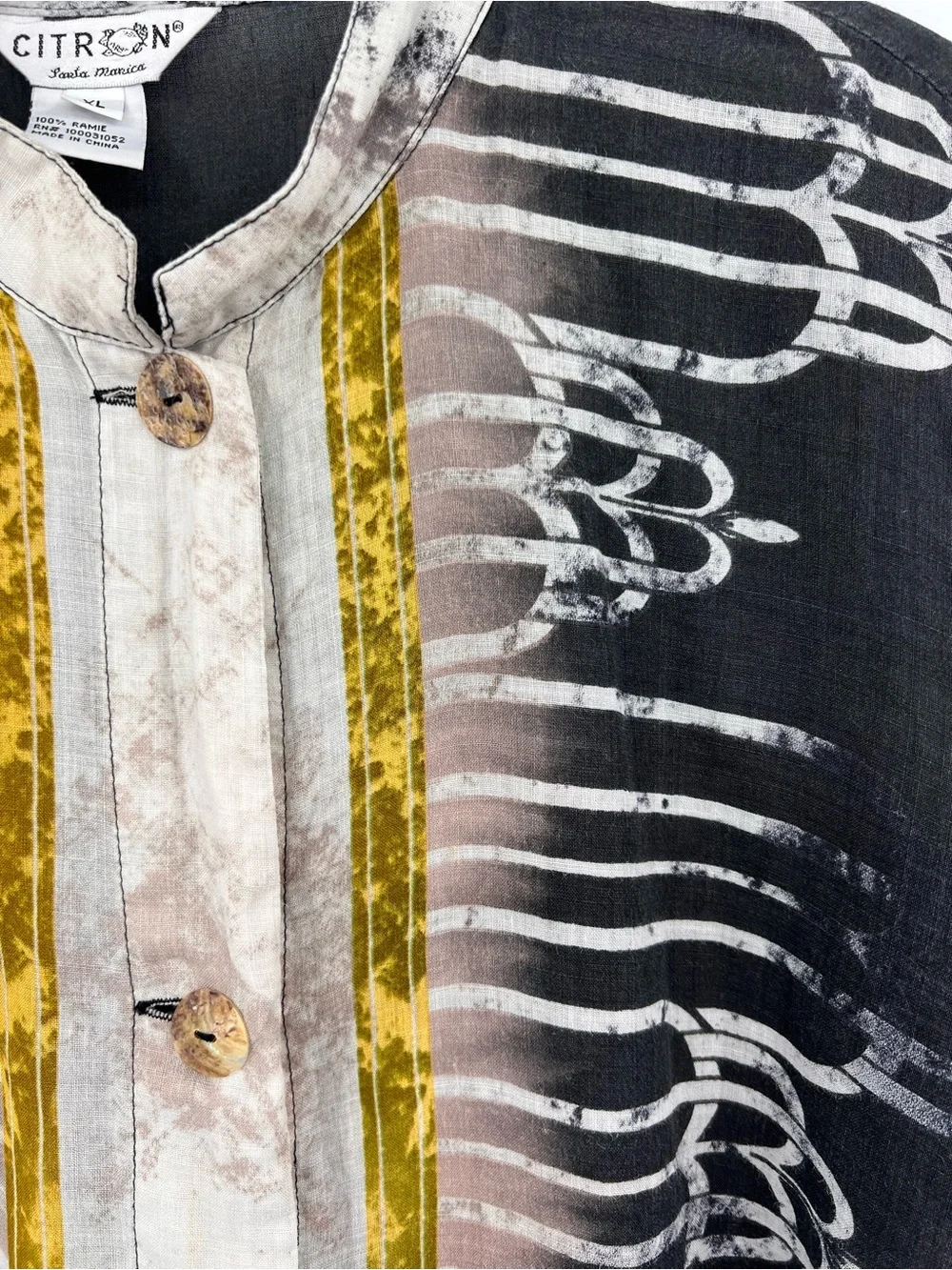 Citron Ramie shirt/ jacket XL For AB only*** - Picture 3 of 7